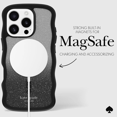 Kate Spade New York Wavy MagSafe - iPhone 16 Pro Max Tasche (Nightfall)