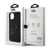 Karl Lagerfeld szilikon Karl Script - iPhone 15 tok (fekete)
