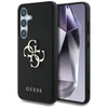 Guess Grained Big 4G Logo Small Classic Logo - étui pour Samsung Galaxy S25+ (noir)