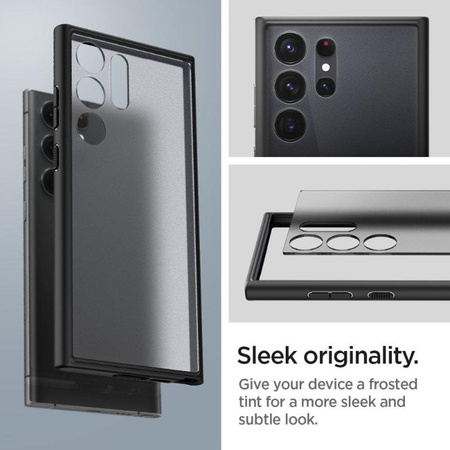 Spigen Ultra Hybrid - Etui pour Samsung Galaxy S23 Ultra (Frost Black)