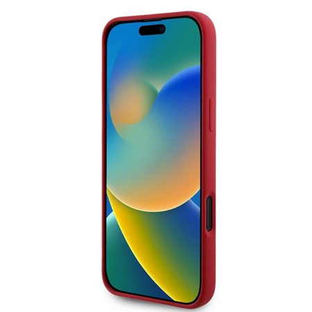 Karl Lagerfeld Silicone Karl & Choupette Ring MagSafe - Case iPhone 16 Plus (red)