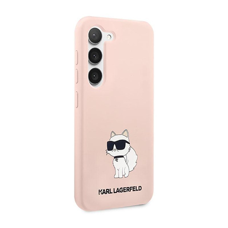 Karl Lagerfeld szilikon NFT Choupette - Samsung Galaxy S23 tok (rózsaszín)