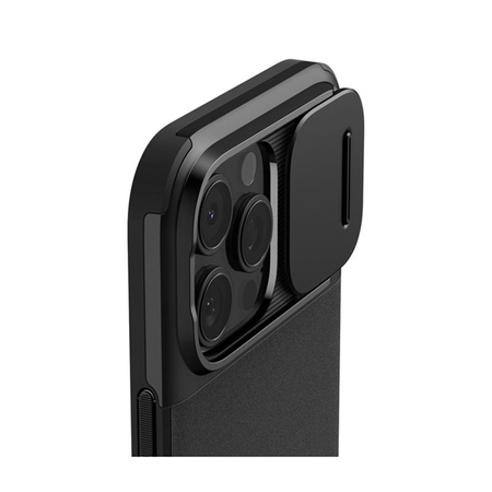 Spigen Optik Armor Mag Mag MagSafe - tok iPhone 16 Pro Max készülékhez (fekete)