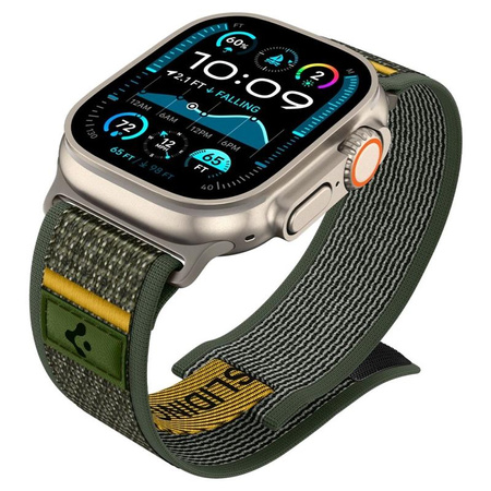 Spigen Athlex Air - Bracelet pour Apple Watch 44/45/46/49 mm (Active Green)
