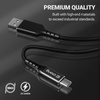 Crong Armor Link - 60W PD 3A kabel USB-A na USB-C 150cm (černý)