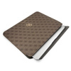 Guess 4G Big Metal Logo Computerhülle - 13" Notebooktasche (braun)