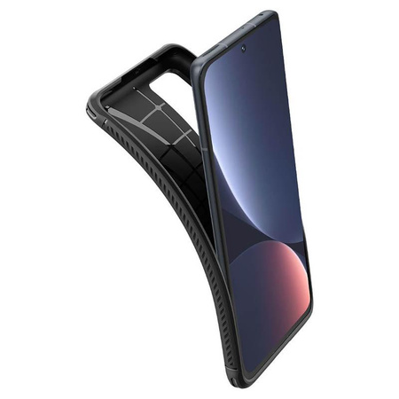 Spigen Rugged Armor - Gehäuse für Xiaomi 12 / 12 X (Schwarz)
