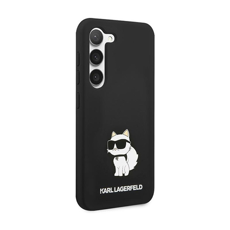 Karl Lagerfeld Silikon Choupette - Samsung Galaxy S24 Tasche (schwarz)