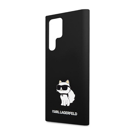 Karl Lagerfeld Silicone NFT Choupette - Samsung Galaxy S23 Ultra Case (black)