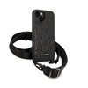 Karl Lagerfeld Monogram Plaque Logo Strap - Etui iPhone 14 (czarny)
