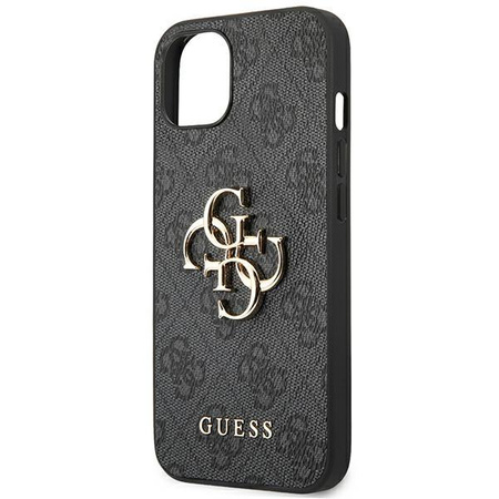 Guess 4G Big Metal Logo - Coque pour iPhone 14 Plus (gris)