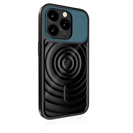 STM Reawaken Ripple MagSafe - pouzdro pro iPhone 15 Pro (černé / Atlantic)