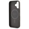 Guess Pfingstrose auf 4G Hintergrund MagSafe - iPhone 16 Tasche (braun)