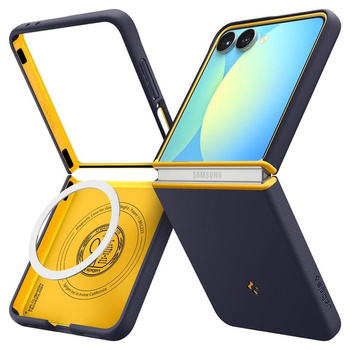 ETUI MAGSAFE SPIGEN DO GALAXY Z FLIP 7, Granatowe, Matowe, Premium Case