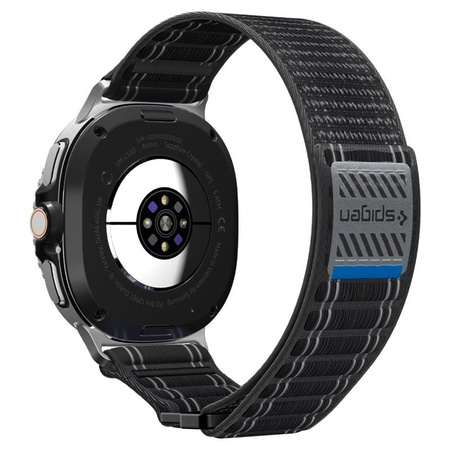 Spigen WBF0 Band - Szíj Samsung Galaxy Watch 8 / 8 Classic 40 / 44 / 46 mm-hez (Fekete)