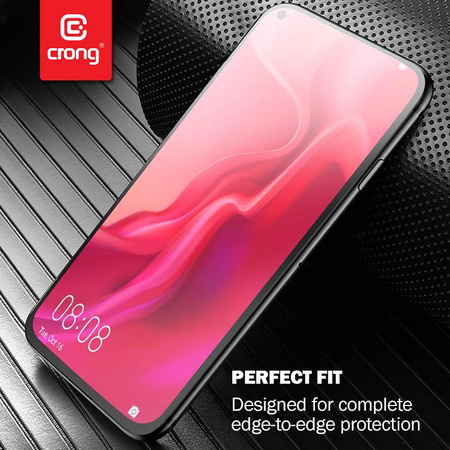 Crong 7D Nano Flexible Glass - 9H hybrid glass for the entire screen of Xiaomi Mi 10 Lite
