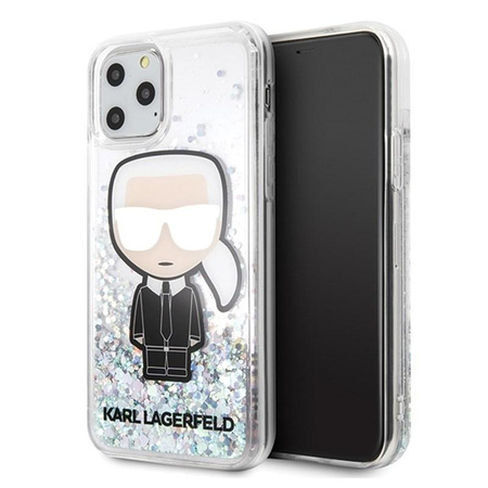 Karl Lagerfeld Glitter Iridescent Iconic - iPhone 11 Pro Max Tasche