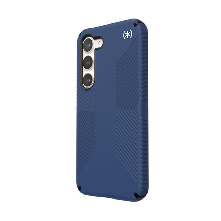 Speck Presidio2 Grip - Étui antidérapant pour Samsung Galaxy S23 (Bleu côtier/Noir)