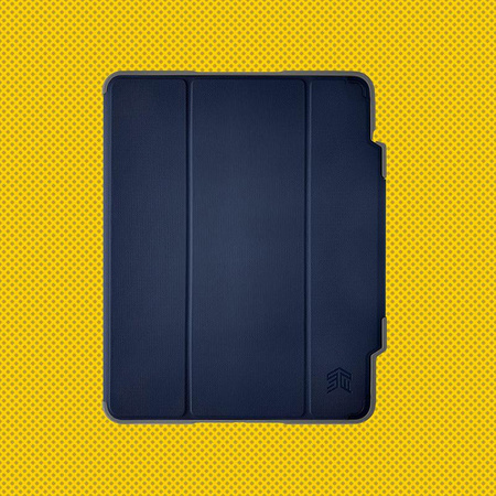 STM Dux Plus - Gepanzerte Tasche für iPad 11" (2025) / 10.9" (2022) MIL-STD-810G mit Apple Pencil Halterung (Midnight Blue)