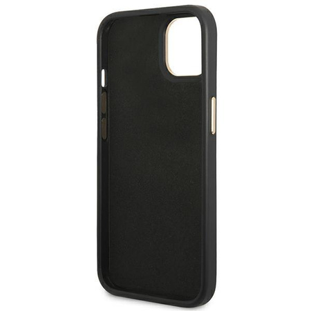 Guess 4G Metal Camera Outline Case - Tasche für iPhone 14 Plus (Schwarz)