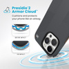 Speck Presidio2 Grip - pouzdro pro iPhone 16 Pro Max (Charcoal Grey / Cool Bronze / White)