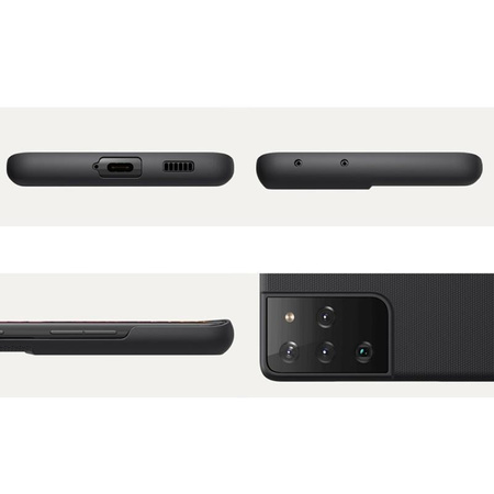 Nillkin Super Frosted Shield - pouzdro pro Samsung Galaxy S21 Ultra (jasně červené)