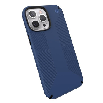 Speck Presidio2 Grip - Csúszásgátló tok iPhone 13 Pro Max készülékhez (Coastal Blue/Black)