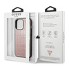 Guess Croco Stamp Lines - iPhone 13 Pro Case (pink)