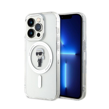 Karl Lagerfeld IML Ikonik MagSafe - pouzdro pro iPhone 15 Pro (průhledné)