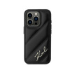 Karl Lagerfeld Diagonal Quilted Script - iPhone 15 Pro Max Case (black)