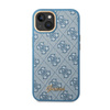 Guess 4G Metal Camera Outline Case - pouzdro pro iPhone 14 Plus (modré)
