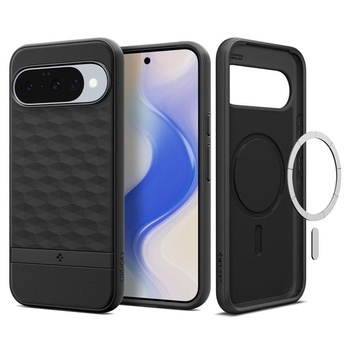ETUI DO GOOGLE PIXEL 10 | 10 PRO do MAGSAFE SPIGEN ORYGINALNE CZARNE CASE