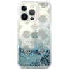 Guess Peony Liquid Glitter - iPhone 13 Pro Max Case (blue)
