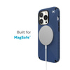 Speck Presidio2 Grip MagSafe - Rutschfestes Gehäuse für iPhone 14 Pro Max (Küstenblau / Schwarz / Weiß)