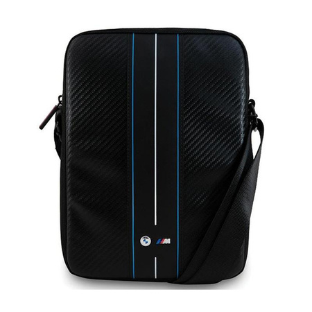 BMW Carbon Blue Stripes - 8"-os táblagép táska (fekete)
