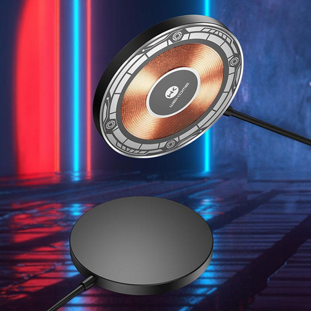 WEKOME WP-U99 Vanguard Series - 15W indukční nabíječka MagSafe (černá)