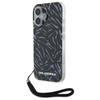 Karl Lagerfeld Zebra With Cord - Hülle für iPhone 16 Plus (violett)