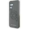 Karl Lagerfeld Rhinestones Karl Head Logo - Hülle für Samsung Galaxy S25 (Schwarz)