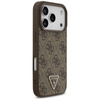 Guess Leather 4G Triangle Strass MagSafe - Case iPhone 17 Pro (brown)