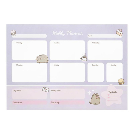 Pusheen - Wochenplaner aus der Moments Kollektion 54 Seiten A3