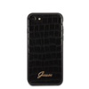 Guess Croco Case - Coque iPhone SE 2020 / 8 / 7 (Noir)