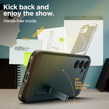Spigen Tough Armor - pouzdro pro Samsung Galaxy A55 5G (Abyss Green)