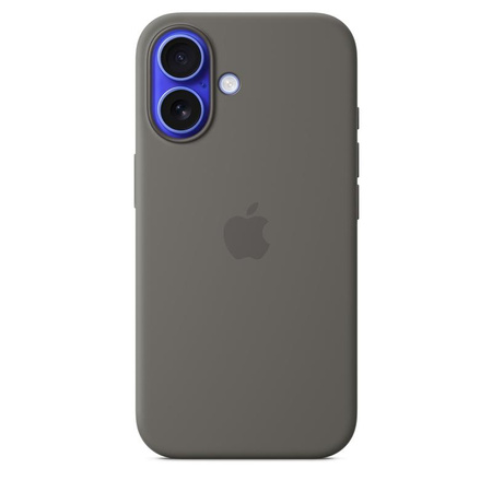 Apple Silicone Case - Silicone Case with MagSafe for iPhone 16 (mountain grey)