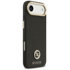 Guess Grained Strass Logo MagSafe - Hülle iPhone Air (schwarz)