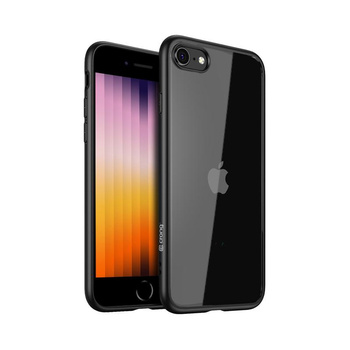 Crong Clear Cover - pouzdro pro iPhone SE (2022/2020) / 8 / 7 (černé)