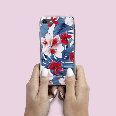 Crong Virág tok - tok iPhone SE (2022/2020) / 8 / 7 (minta 03)