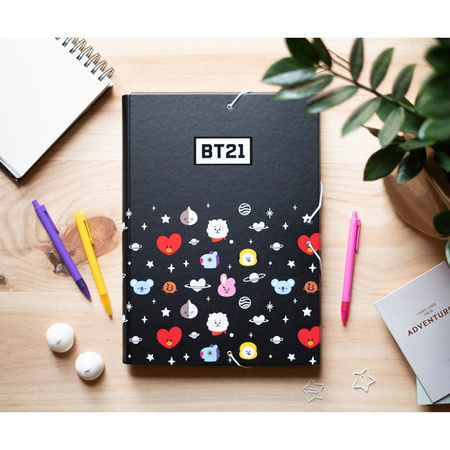 BT21 – Mappe/Aktentasche mit Gummiband