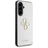 Guess Grained Big 4G Logo Small Classic Logo - Etui do Samsung Galaxy A56 5G (beżowy)