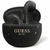 Guess Glossy Effect Egg Shape Printed Classic Logo - TWS Bluetooth Earphones + Charging Case (Black)