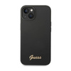 Guess Silicone Vintage - Hülle für iPhone 14 Plus (schwarz)